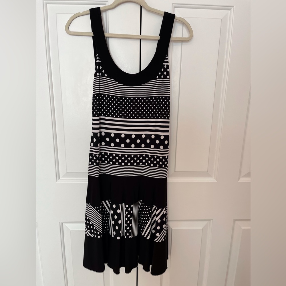 Black and white dress